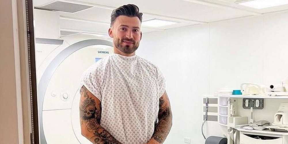 Jake Quickenden comes for an MRI at Pall Mall Medical Jake Quickenden comes for an MRI at Pall Mall Medical